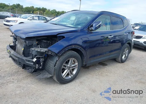2018 Hyundai Santa Fe Sport 2.4L из США, поврежденный, VIN 5XYZUDLB6JG513426